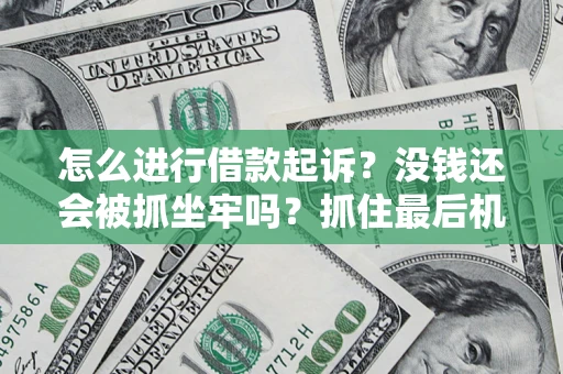 北京怎么进行借款起诉？没钱还会被抓坐牢吗？抓住最后机会！