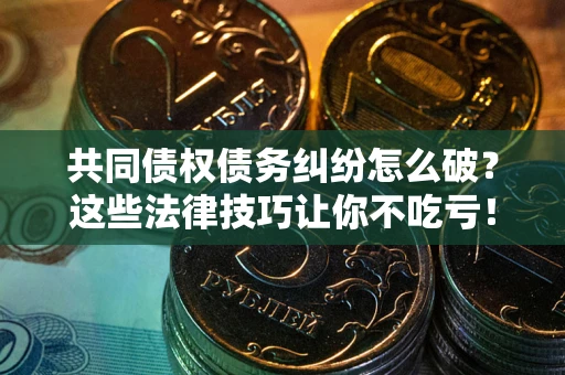 北京共同债权债务纠纷怎么破？这些法律技巧让你不吃亏！