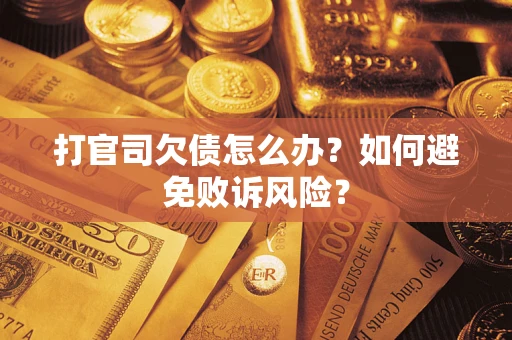 北京打官司欠债怎么办？如何避免败诉风险？