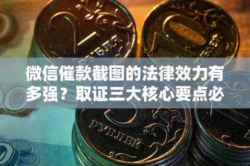 北京微信催款截图的法律效力有多强？取证三大核心要点必须知道！