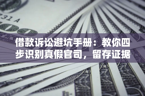 北京借款诉讼避坑手册：教你四步识别真假官司，留存证据不踩雷
