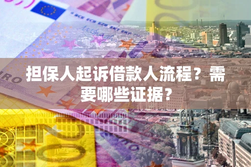 北京担保人起诉借款人流程？需要哪些证据？