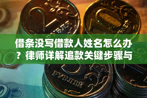 北京借条没写借款人姓名怎么办？律师详解追款关键步骤与证据链构建