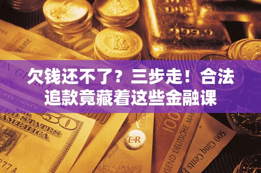 北京欠钱还不了？三步走！合法追款竟藏着这些金融课