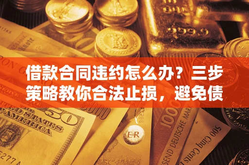 北京借款合同违约怎么办？三步策略教你合法止损，避免债务危机升级