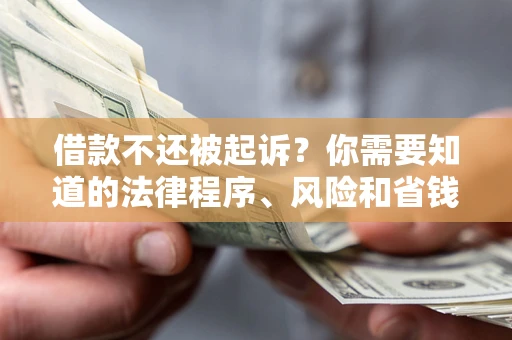 北京借款不还被起诉？你需要知道的法律程序、风险和省钱技巧