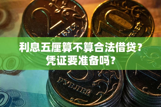 北京利息五厘算不算合法借贷？凭证要准备吗？