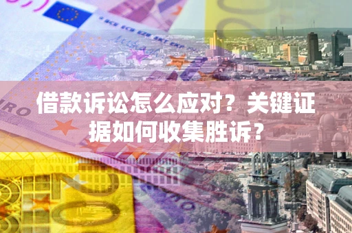 北京借款诉讼怎么应对？关键证据如何收集胜诉？